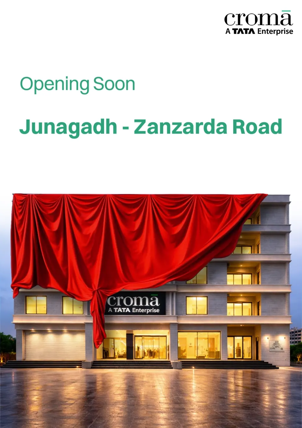 Croma New Store Opening AI video by Tantreak Design