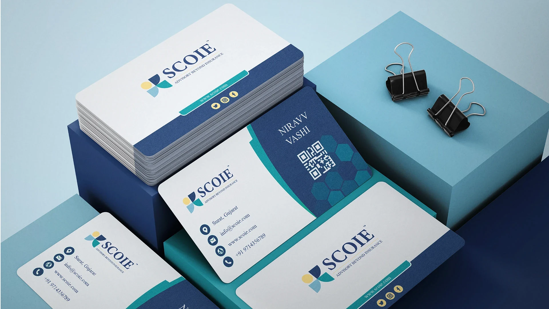 Corporate stationery and business collateral